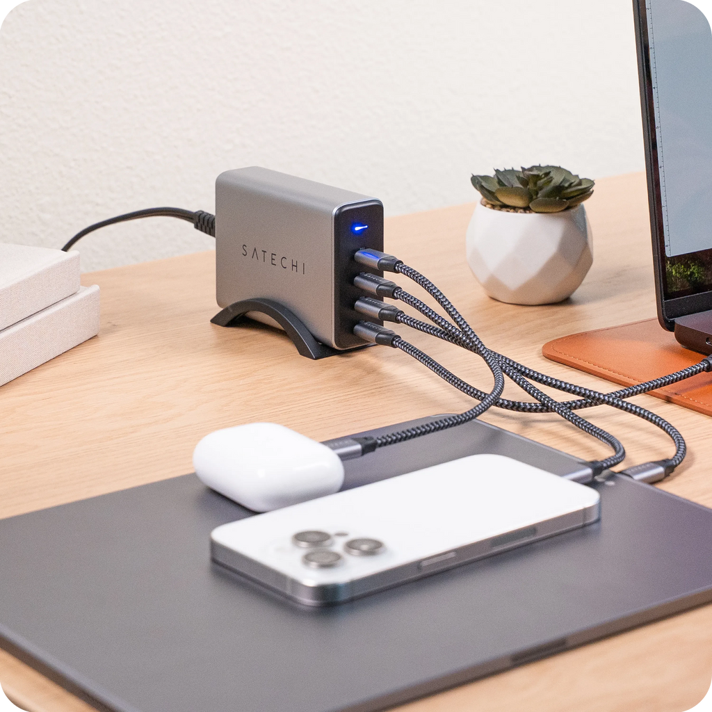 165W USB-C 4-Port PD GaN Charger Satechi US