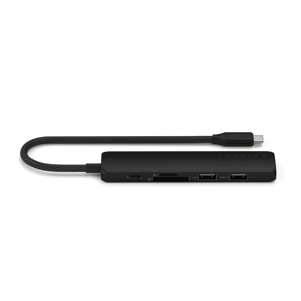 6-in-1 USB-C Slim Multi-Port Adapter Satechi Black