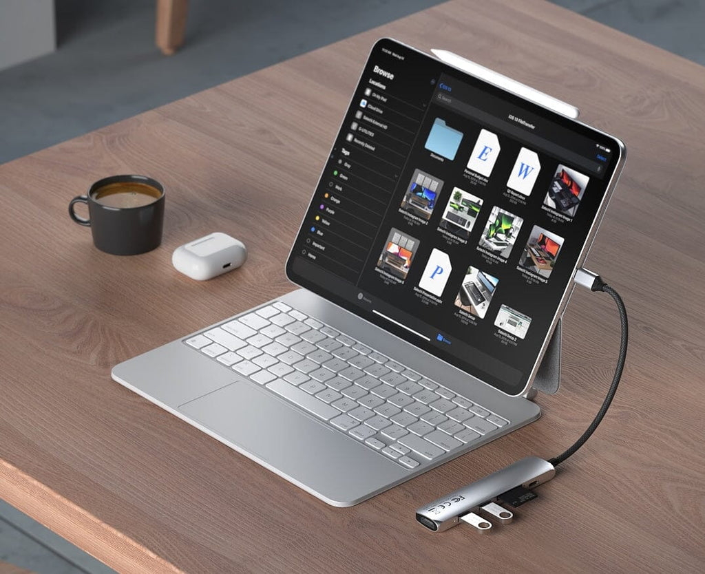 6-in-1 USB-C Slim Multi-Port Adapter Satechi Silver