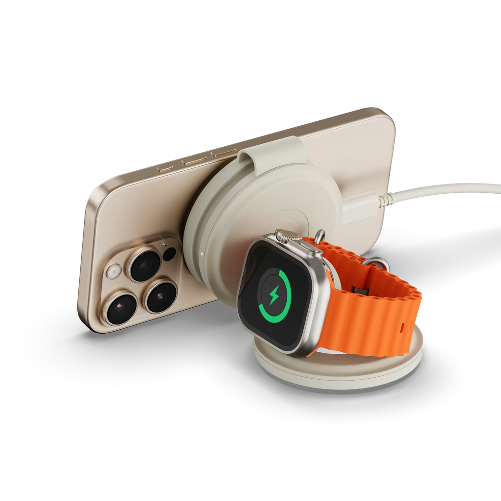OntheGo™ 3-in-1 Charger Satechi Sand