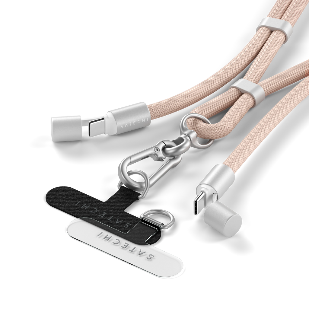 OntheGo™ USB-C Lanyard Cable Satechi Desert Rose