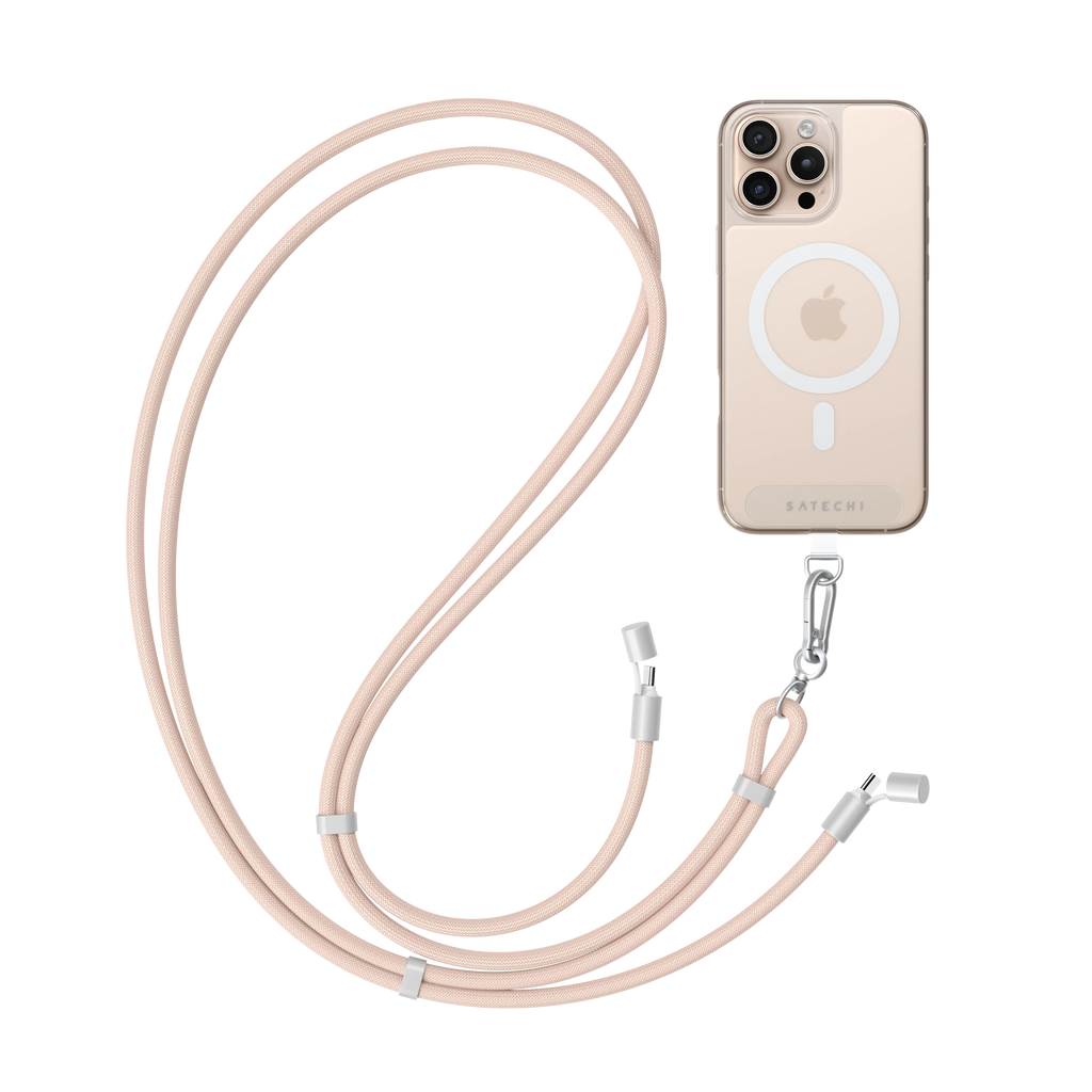 OntheGo™ USB-C Lanyard Cable Satechi Desert Rose