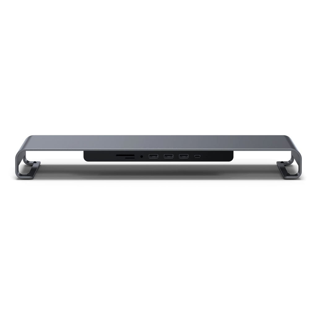 Satechi usb-c monitor stand hub xl space grey