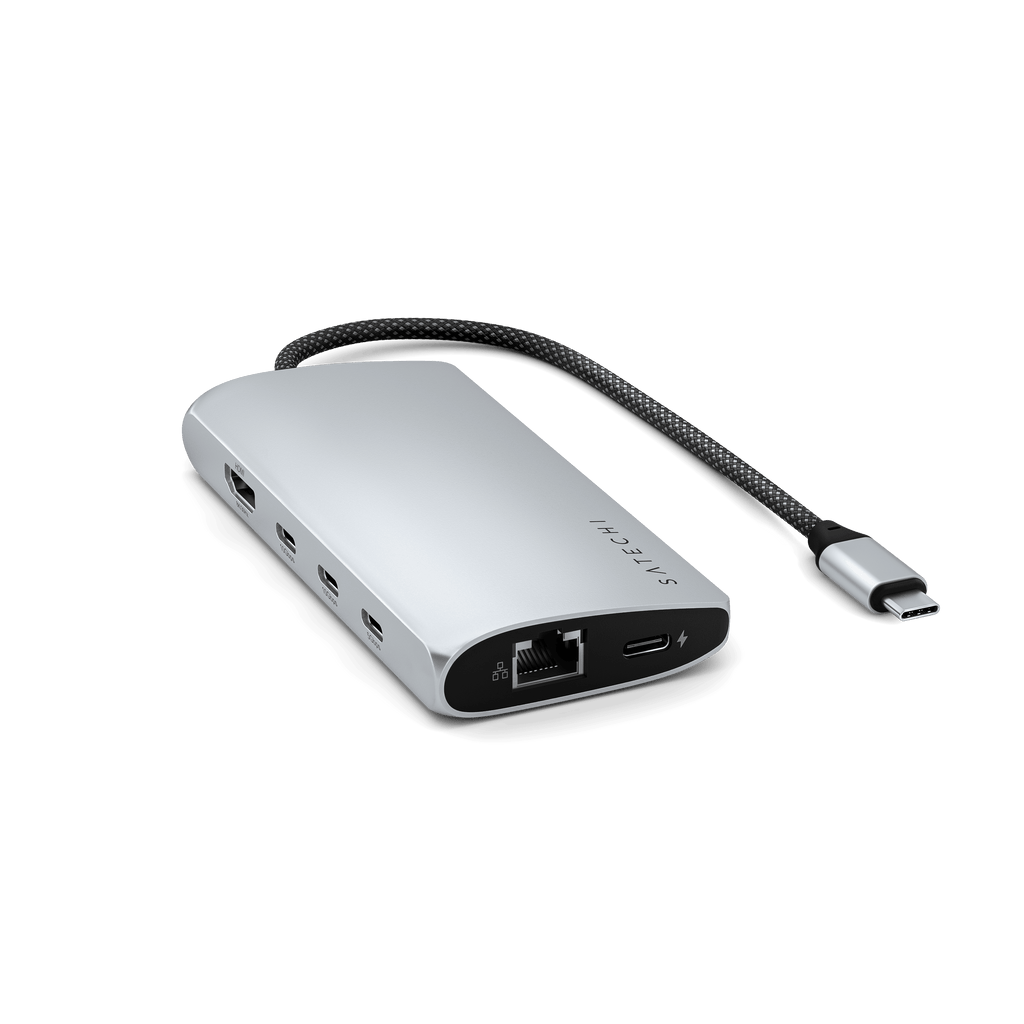 USB-C Multiport Adapter 8K With Ethernet V3 Satechi Silver
