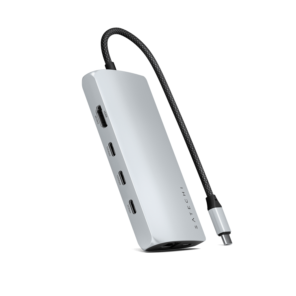 USB-C Multiport Adapter 8K With Ethernet V3 Satechi Silver