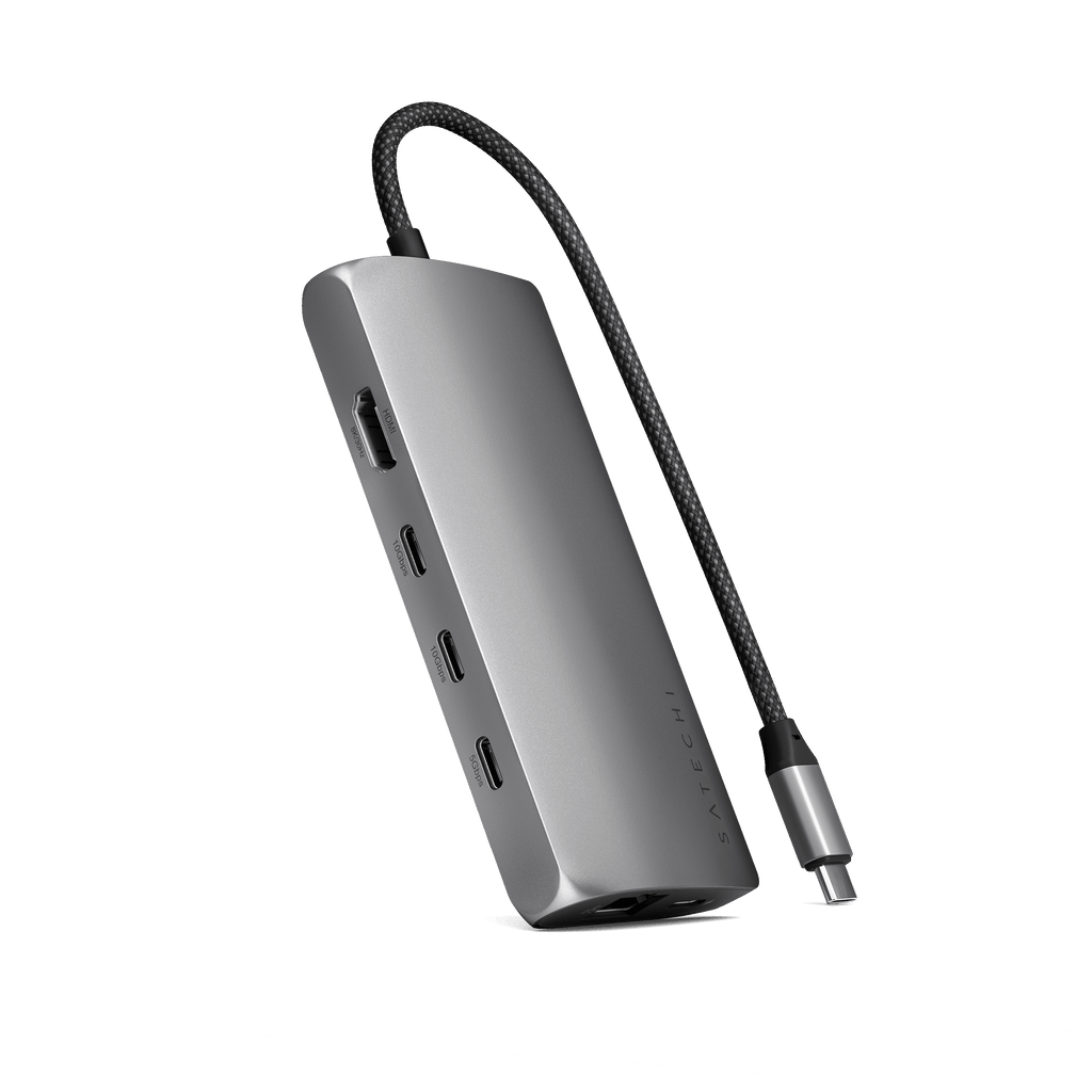 USB-C Multiport Adapter 8K With Ethernet V3 Satechi Space Gray