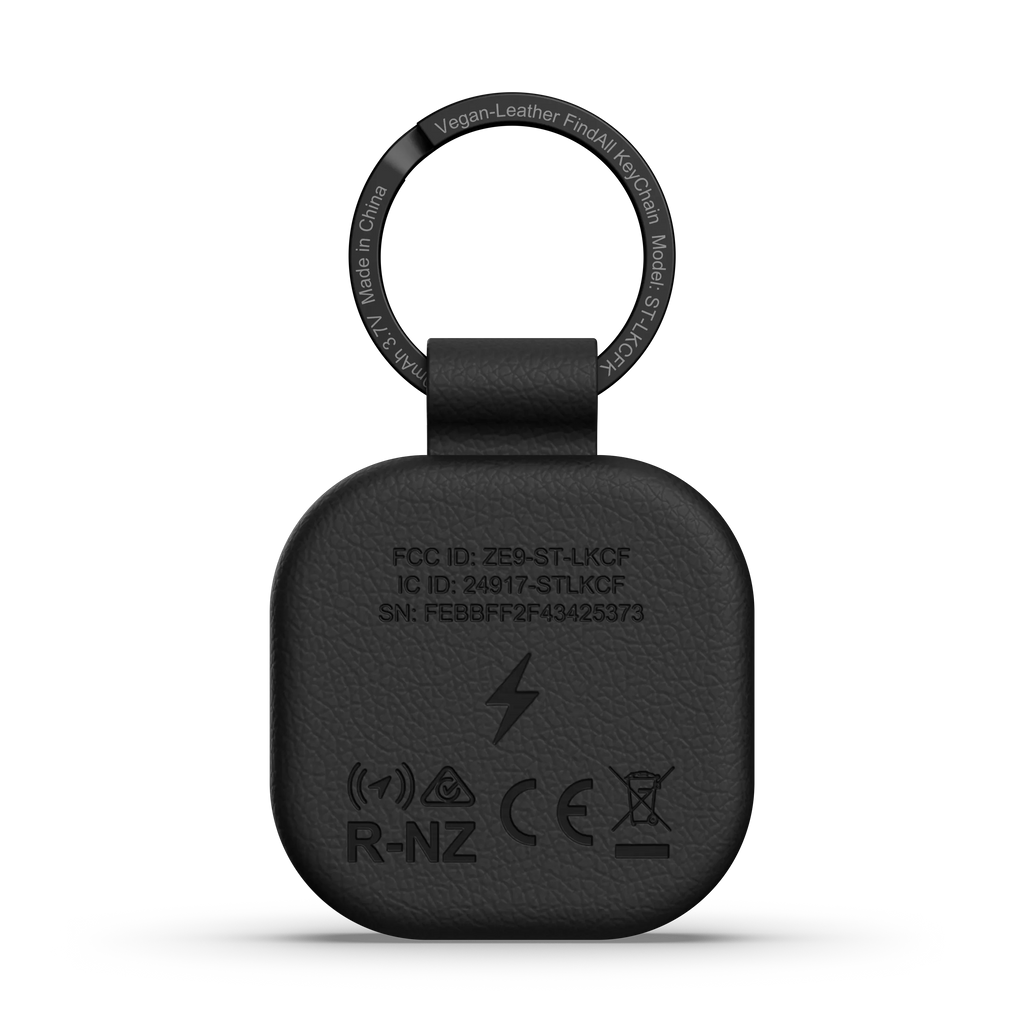 Vegan-Leather FindAll™ Keychain Satechi Black