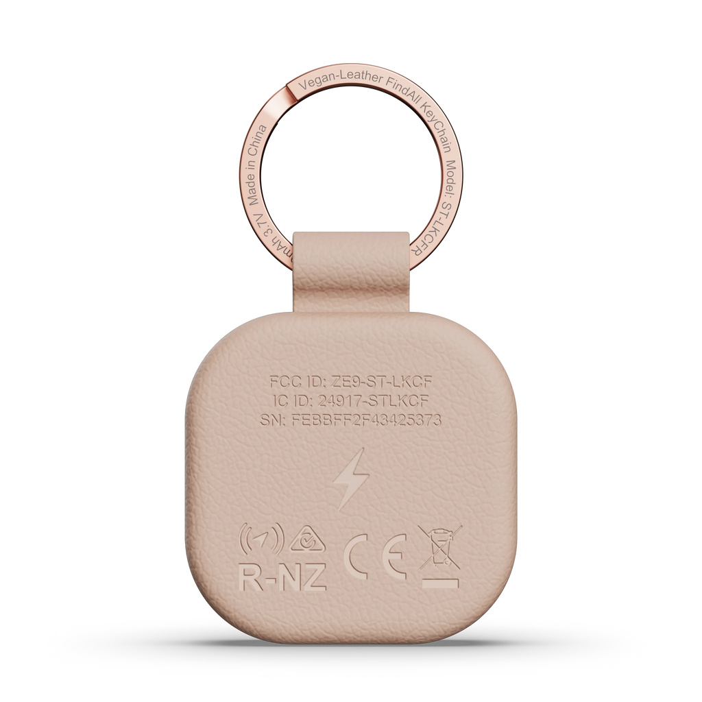 Vegan-Leather FindAll™ Keychain Satechi Desert Rose