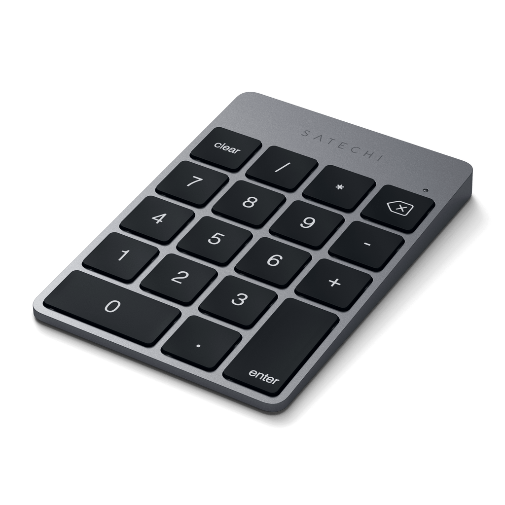 Aluminum Slim Rechargeable Bluetooth Keypad Keypads Satechi Space Gray