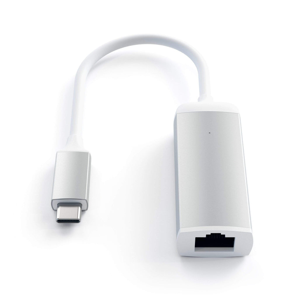 Aluminum Type-C to Gigabit Ethernet Adapter Adapters Satechi Silver