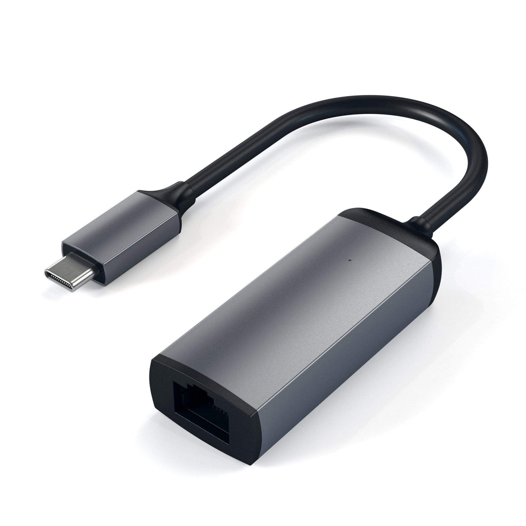 Aluminum Type-C to Gigabit Ethernet Adapter Adapters Satechi Space Gray