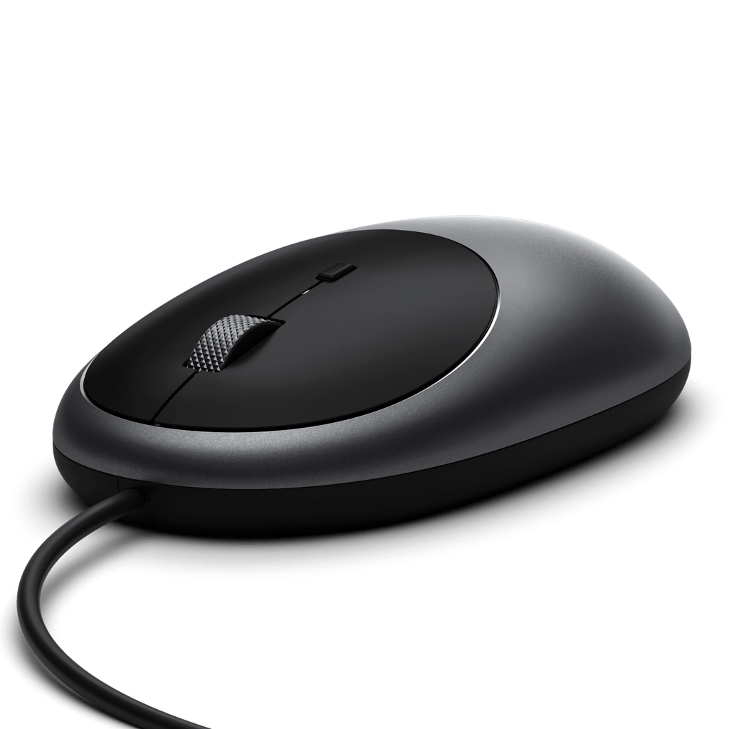 C1 USB-C Wired Mouse Mice Satechi Space Gray