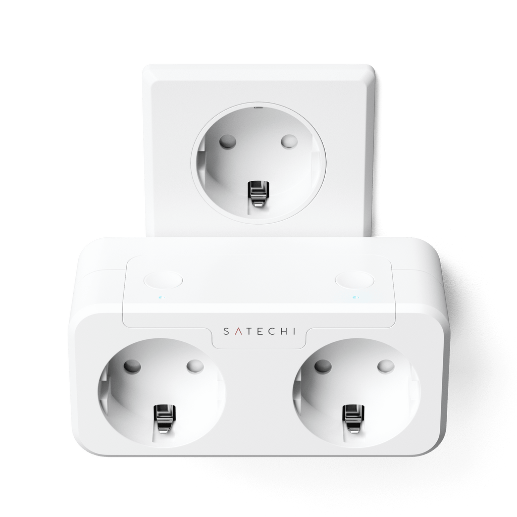 Dual Smart Outlet - Works with Apple HomeKit Wall Chargers Satechi EU