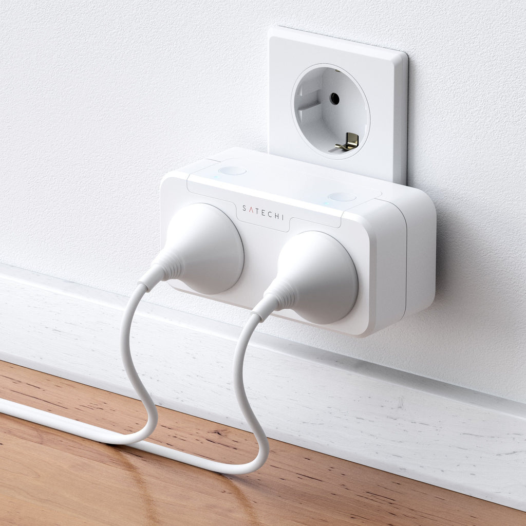 Dual Smart Outlet - Works with Apple HomeKit Wall Chargers Satechi EU
