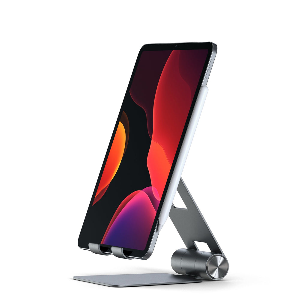 R1 Aluminum Hinge Holder Foldable Stand Mobile/ Tablet Satechi Space Gray