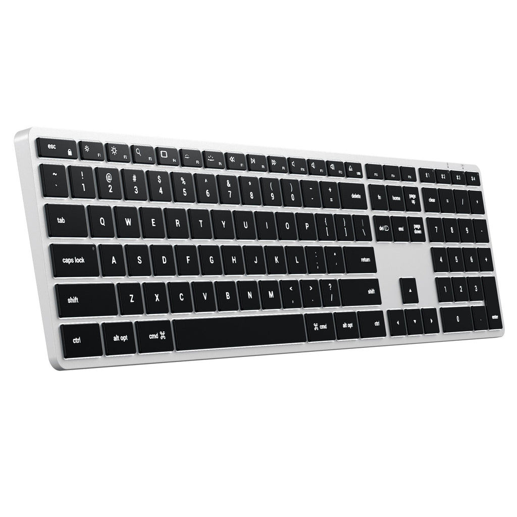 Slim X3 Bluetooth Backlit Keyboard Keyboards Satechi Silver