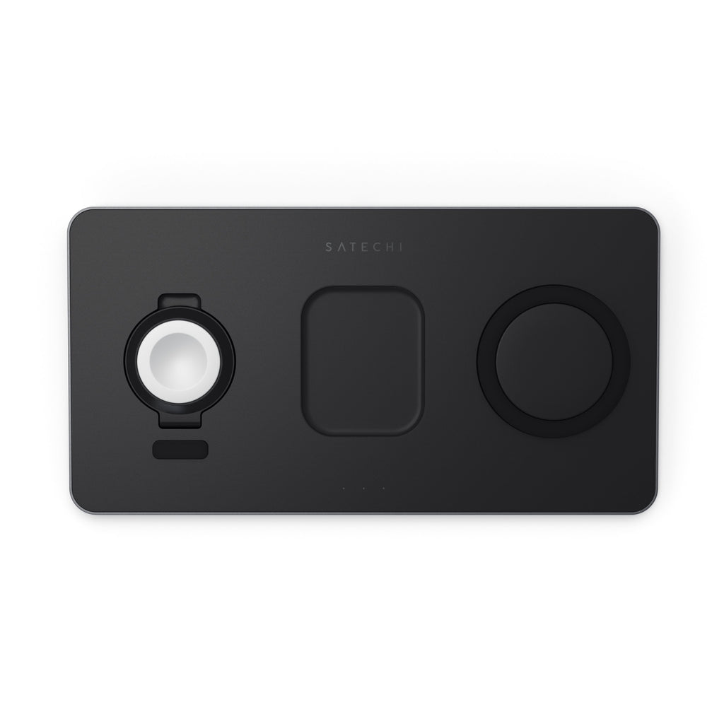 Trio Wireless Charger With Magnetic Pad Wireless Chargers Satechi