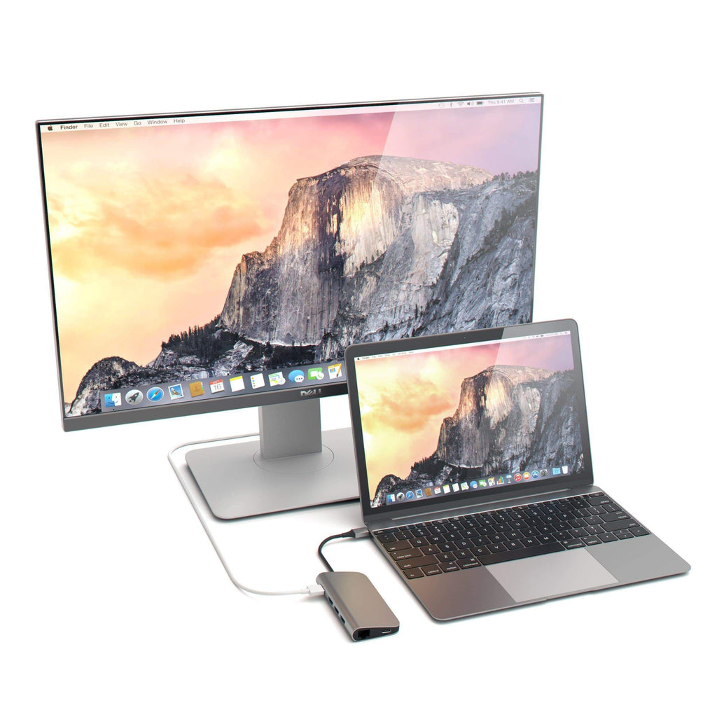 Type-C Multi-Port Adapter 4K with Ethernet USB-C Satechi Space Gray