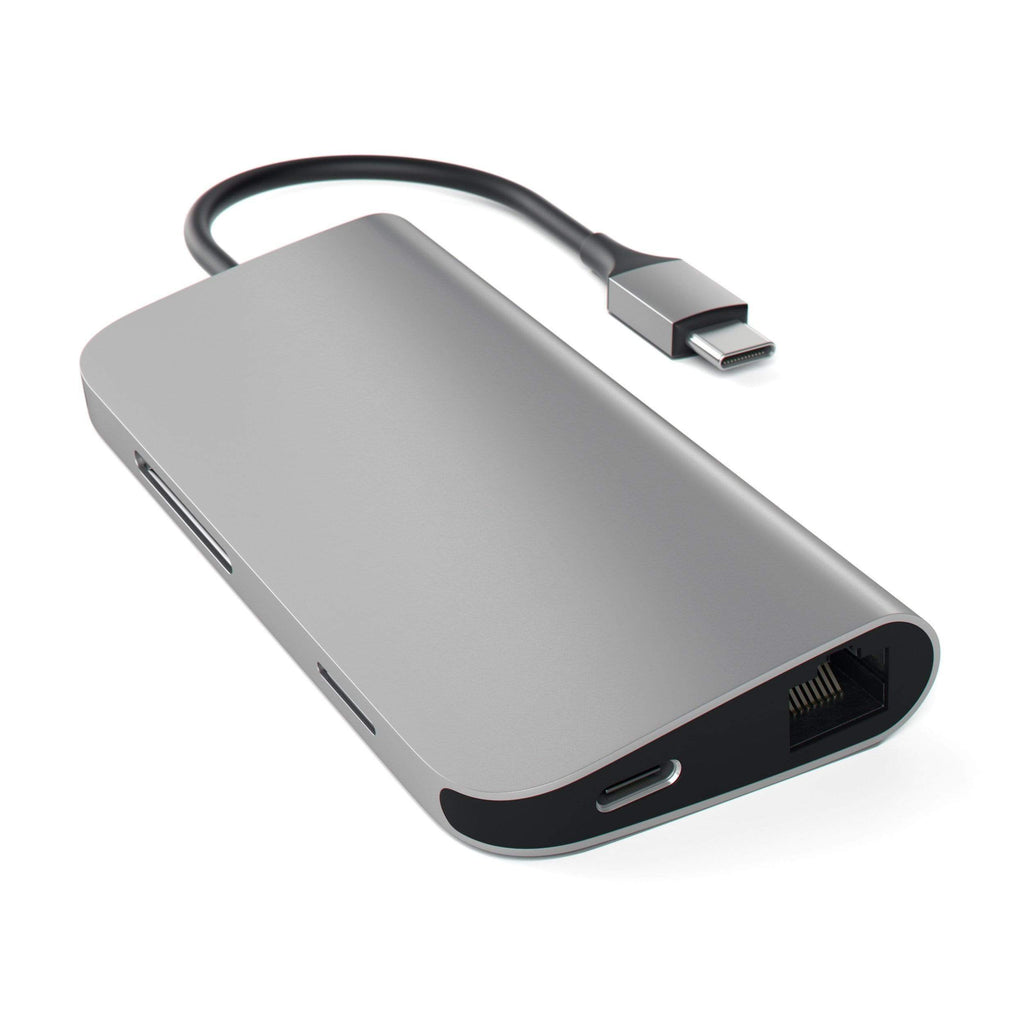 Type-C Multi-Port Adapter 4K with Ethernet USB-C Satechi Space Gray