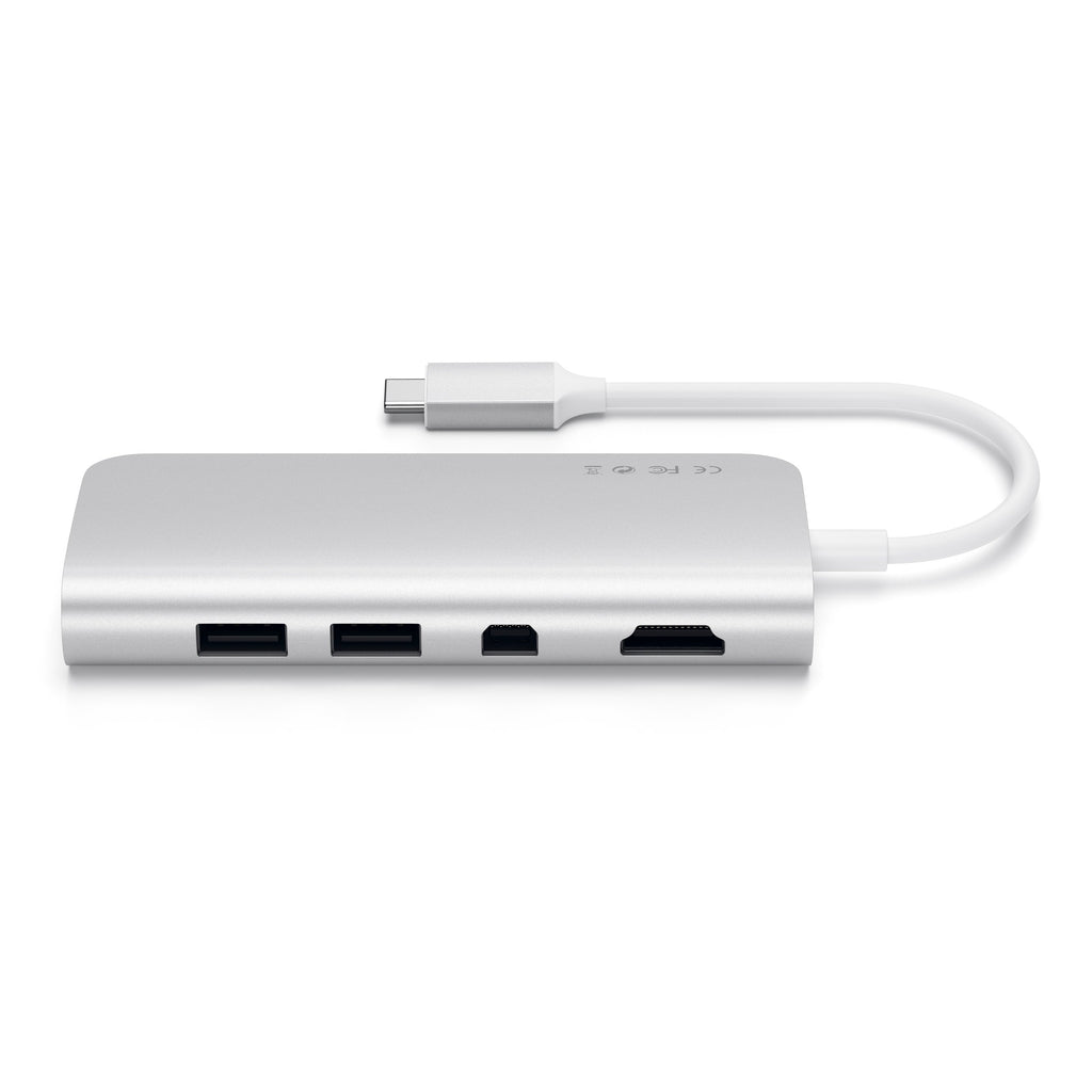 Type-C Multimedia Adapter Multi-Ports Satechi Silver
