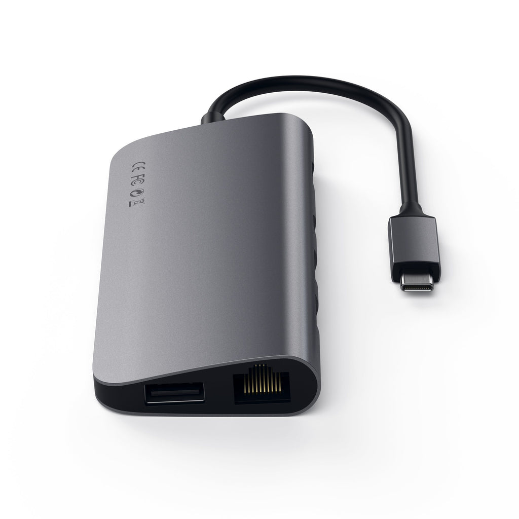 Type-C Multimedia Adapter Multi-Ports Satechi Space Gray