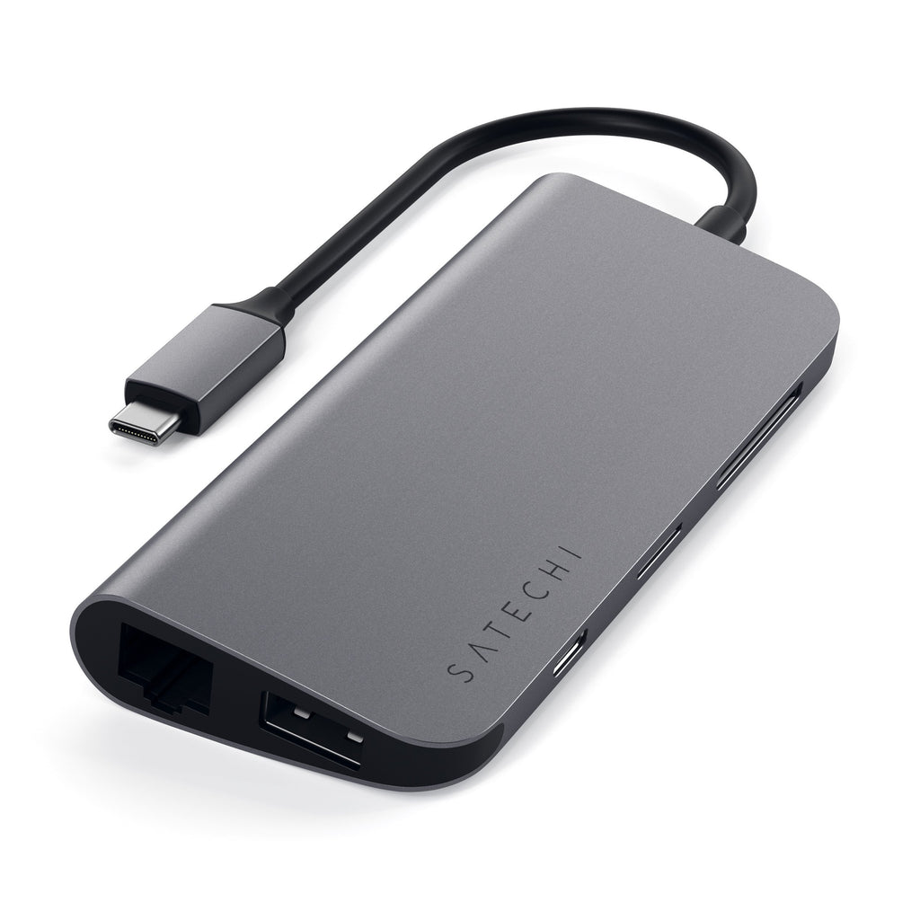 Type-C Multimedia Adapter Multi-Ports Satechi Space Gray