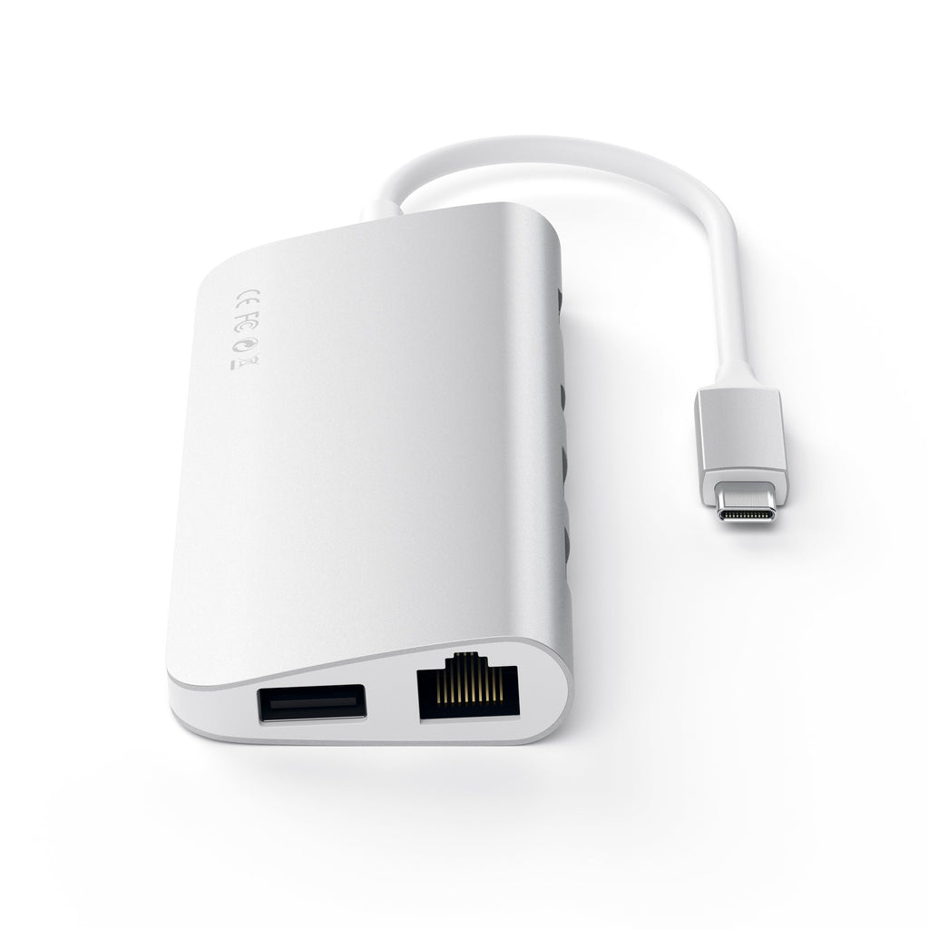 Type-C Multimedia Adapter Multi-Ports Satechi Silver
