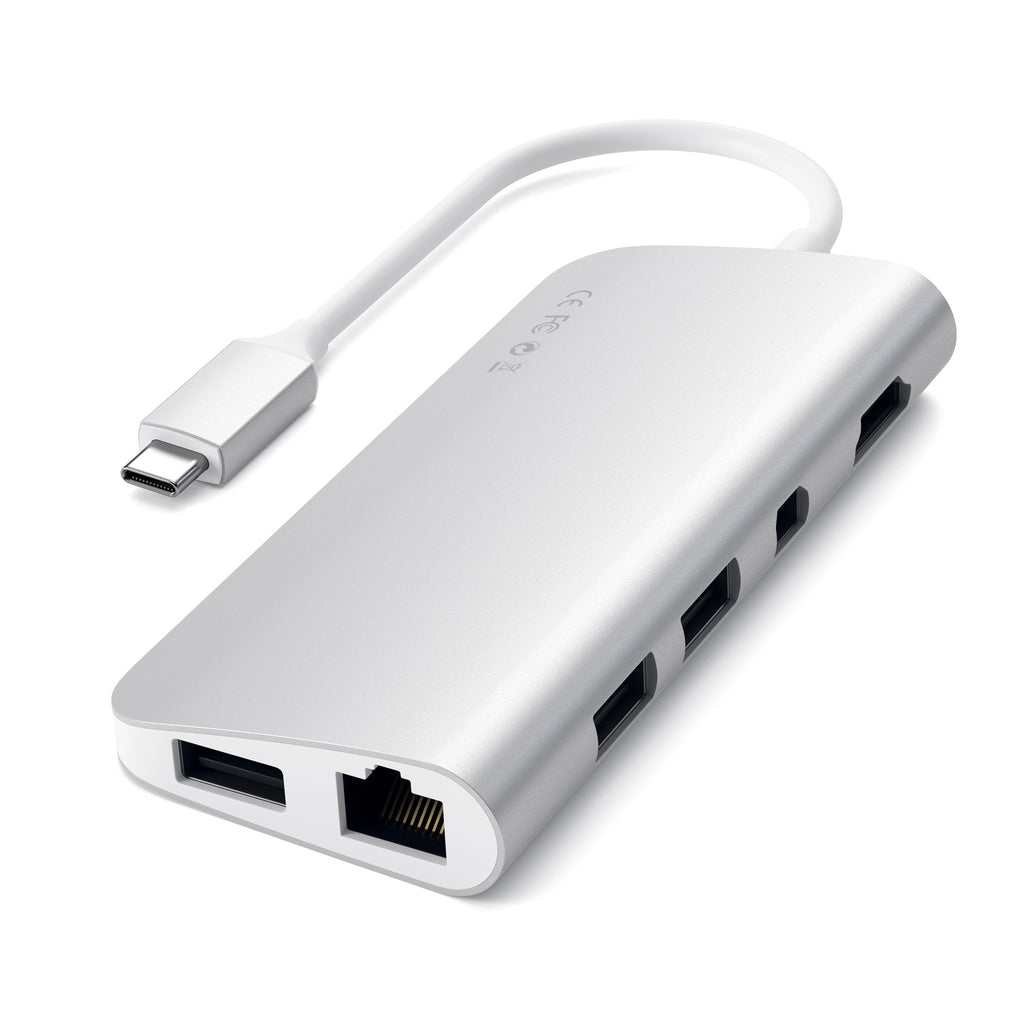 Type-C Multimedia Adapter Multi-Ports Satechi Silver
