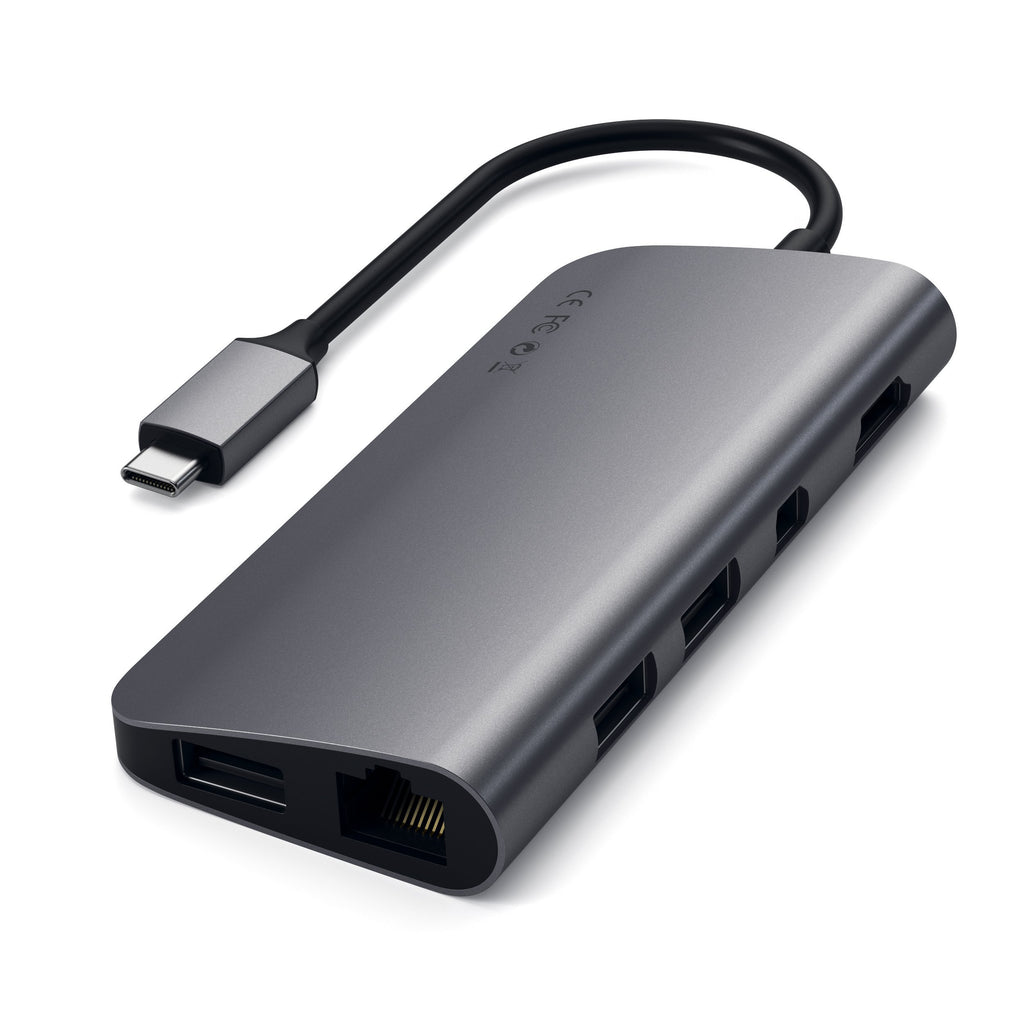 Type-C Multimedia Adapter Multi-Ports Satechi Space Gray