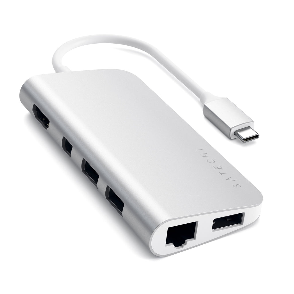 Type-C Multimedia Adapter Multi-Ports Satechi Silver