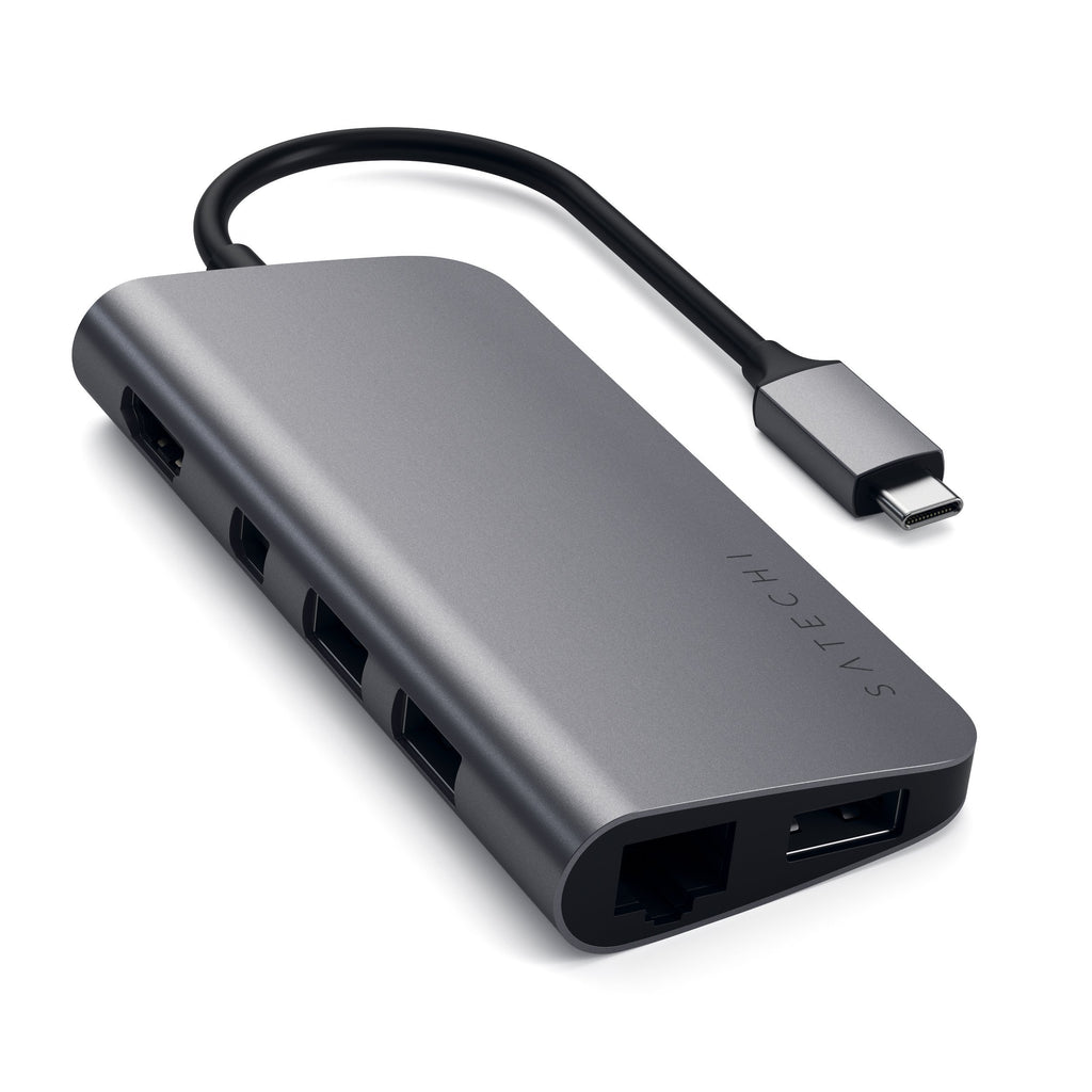 Type-C Multimedia Adapter Multi-Ports Satechi Space Gray