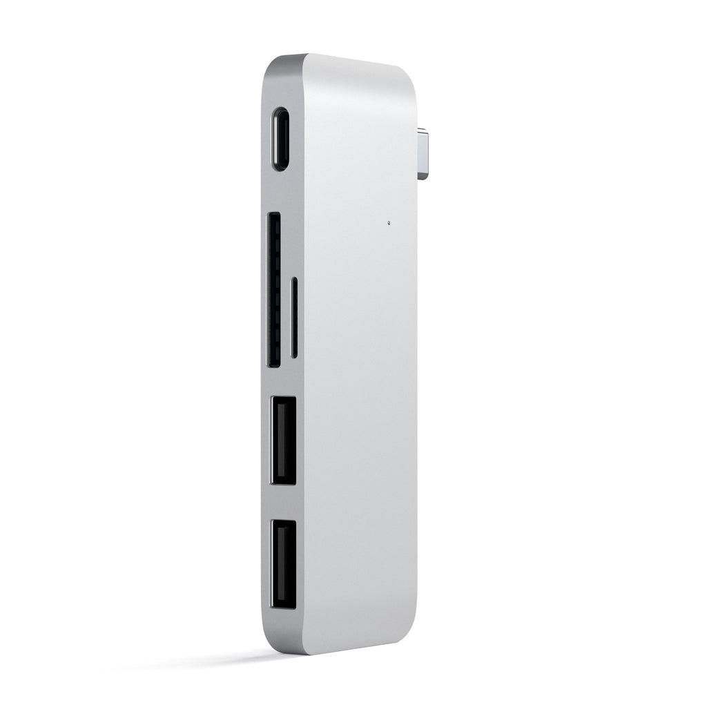 Type-C Pass-Through USB Hub Hubs Satechi Silver