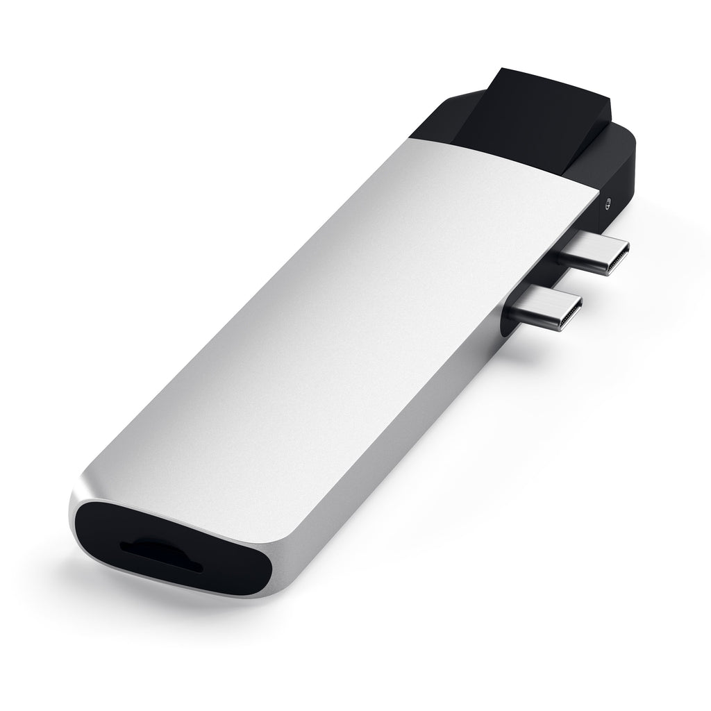 Type-C Pro Hub Adapter with Ethernet Hubs & Adapters ### Hubs Satechi Silver