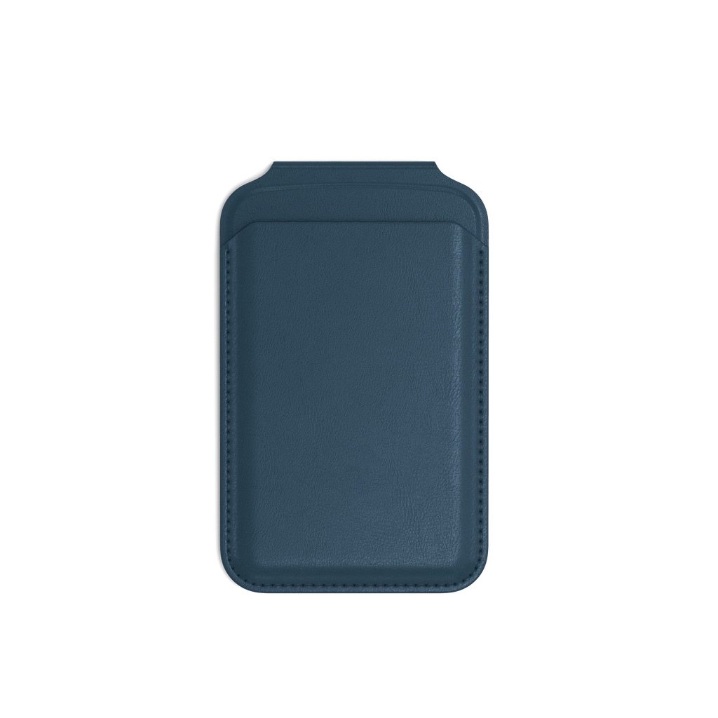 Vegan-Leather Magnetic Wallet Stand Satechi Dark Blue
