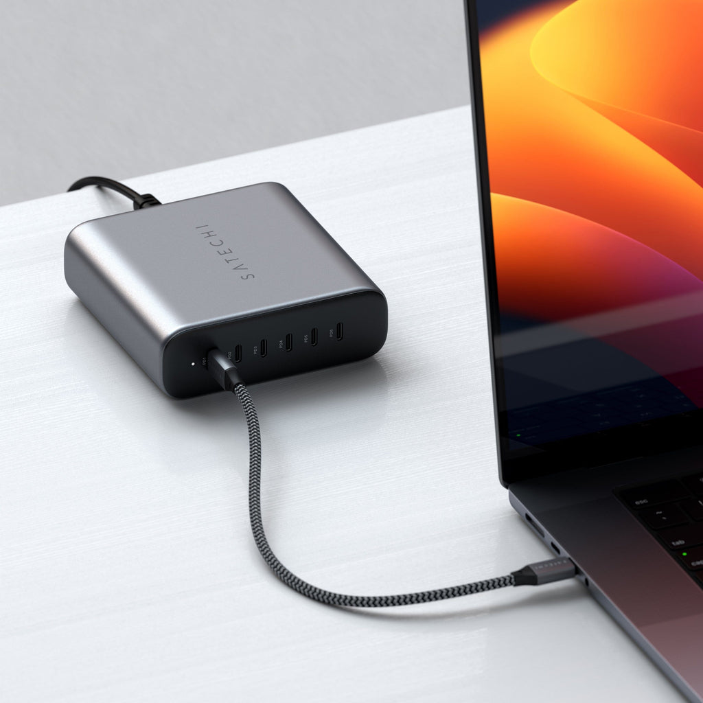 200W USB-C 6-Port GaN Charger Charging Stations Satechi US