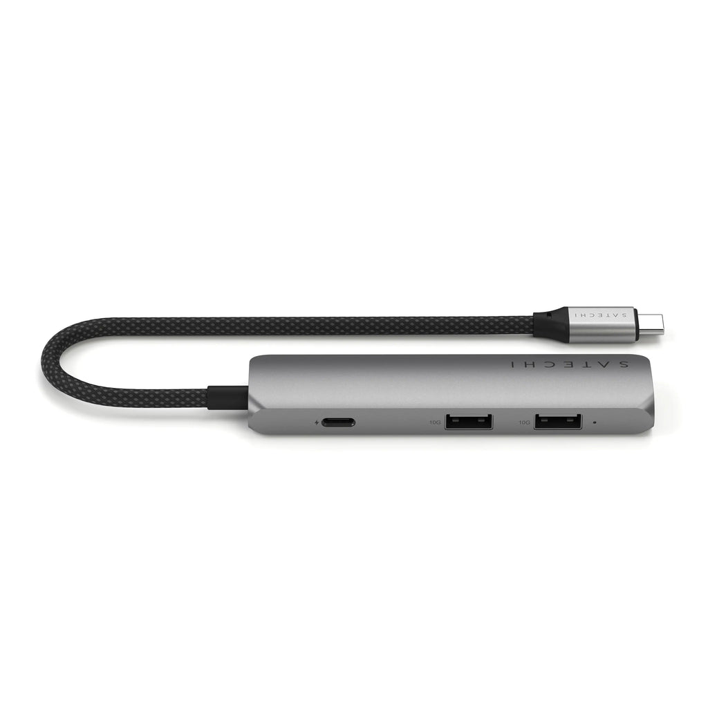 4-in-1 Slim Multi-Port Adapter 4K Satechi Space Grey