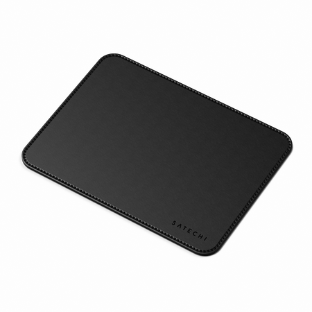 Eco-Leather Mouse Pad - Black | M1 Wireless Mouse - Space Gray