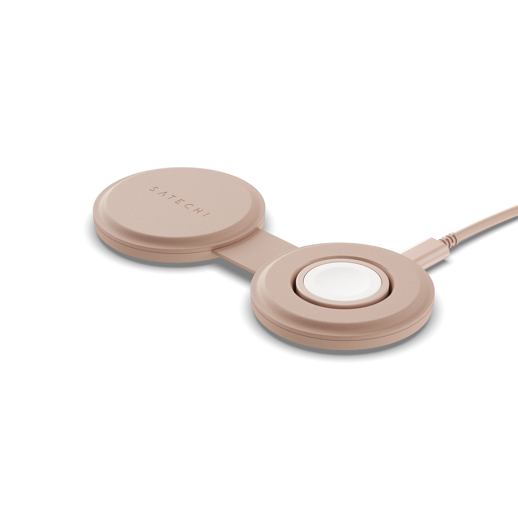 OntheGo™ 2-in-1 Charger Satechi Desert Rose