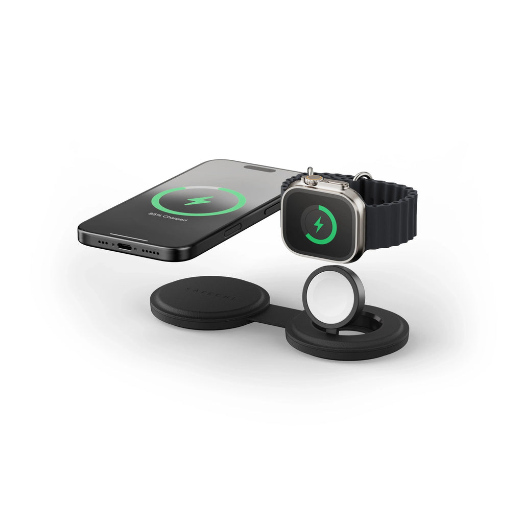 OntheGo™ 2-in-1 Charger Satechi Black