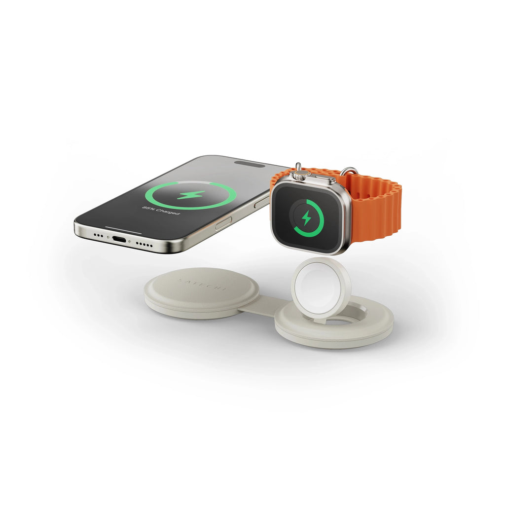 OntheGo™ 2-in-1 Charger Satechi Sand