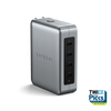 OntheGo™ 3-in-1 Charger - Sand | 145W USB-C 4-Port GaN Travel Charger