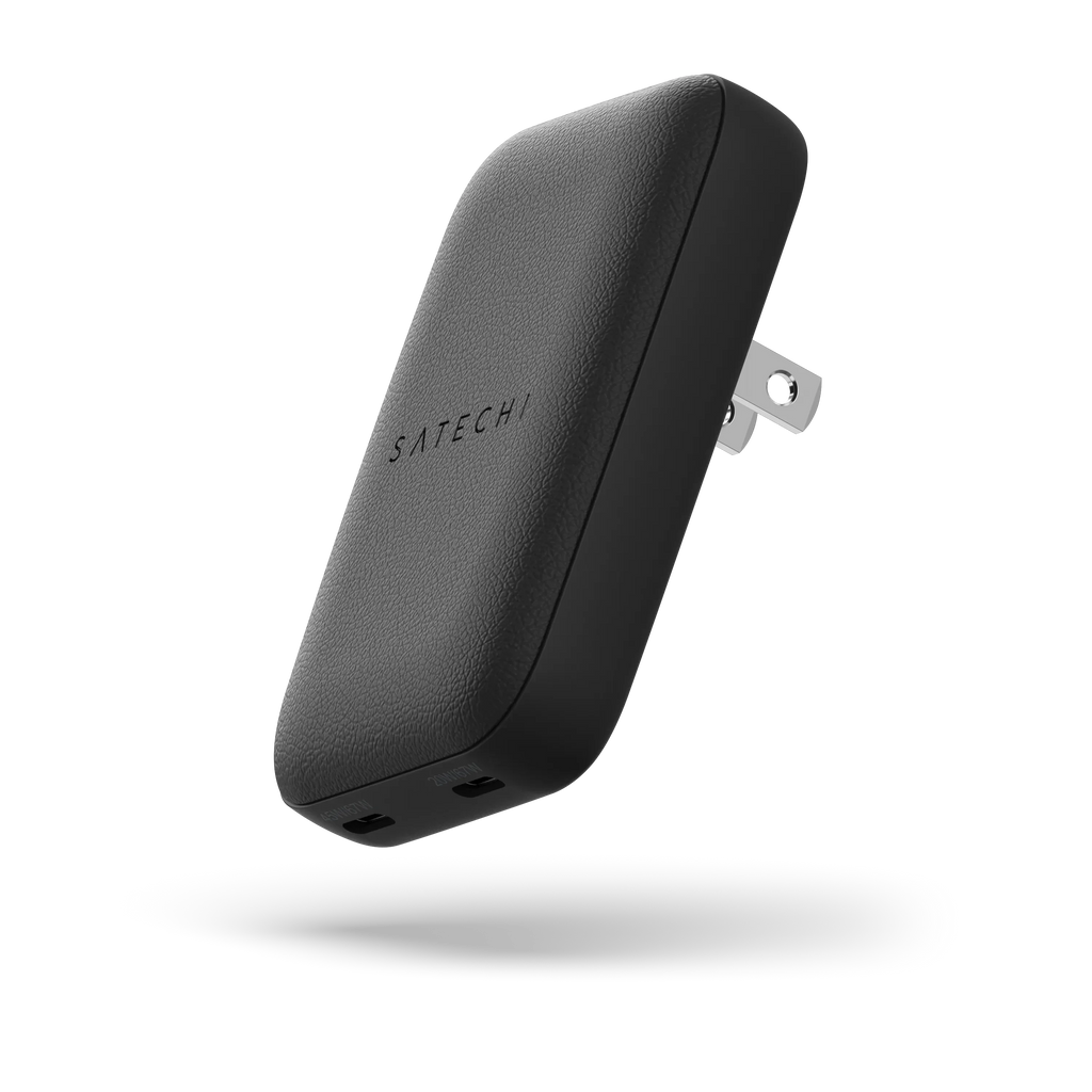 OntheGo™ 67W Slim Wall Charger - Black | OntheGo™ USB-C Lanyard Cable - Black