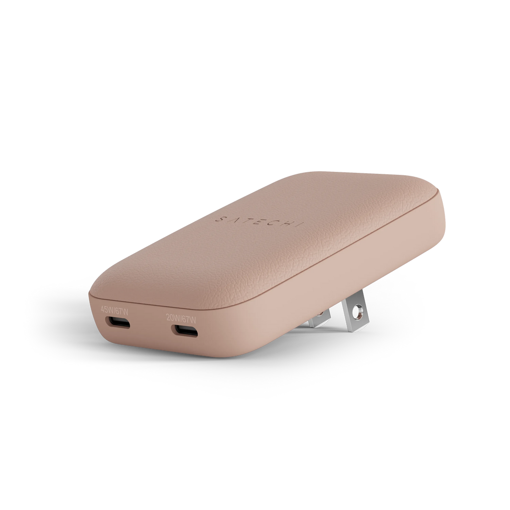 OntheGo™ 67W Slim Wall Charger Satechi Desert Rose