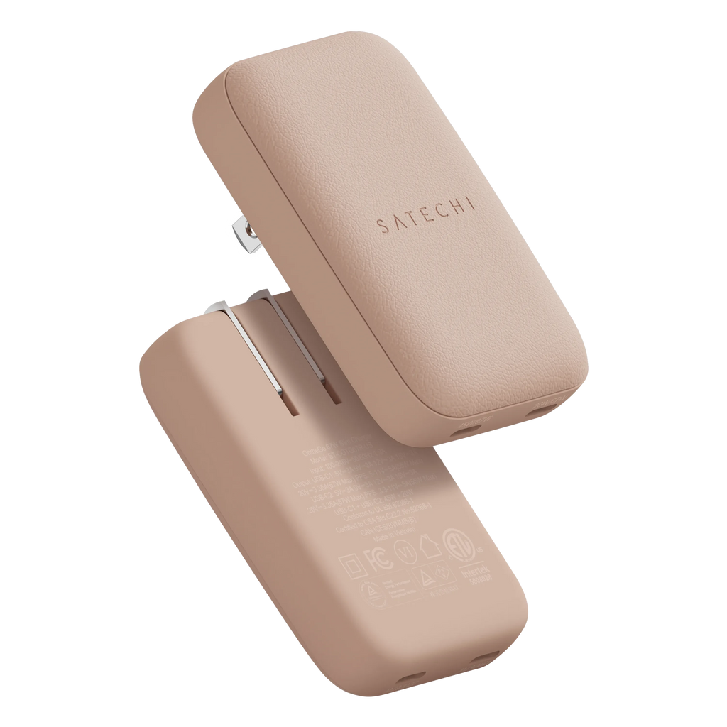 OntheGo™ 67W Slim Wall Charger Satechi Desert Rose