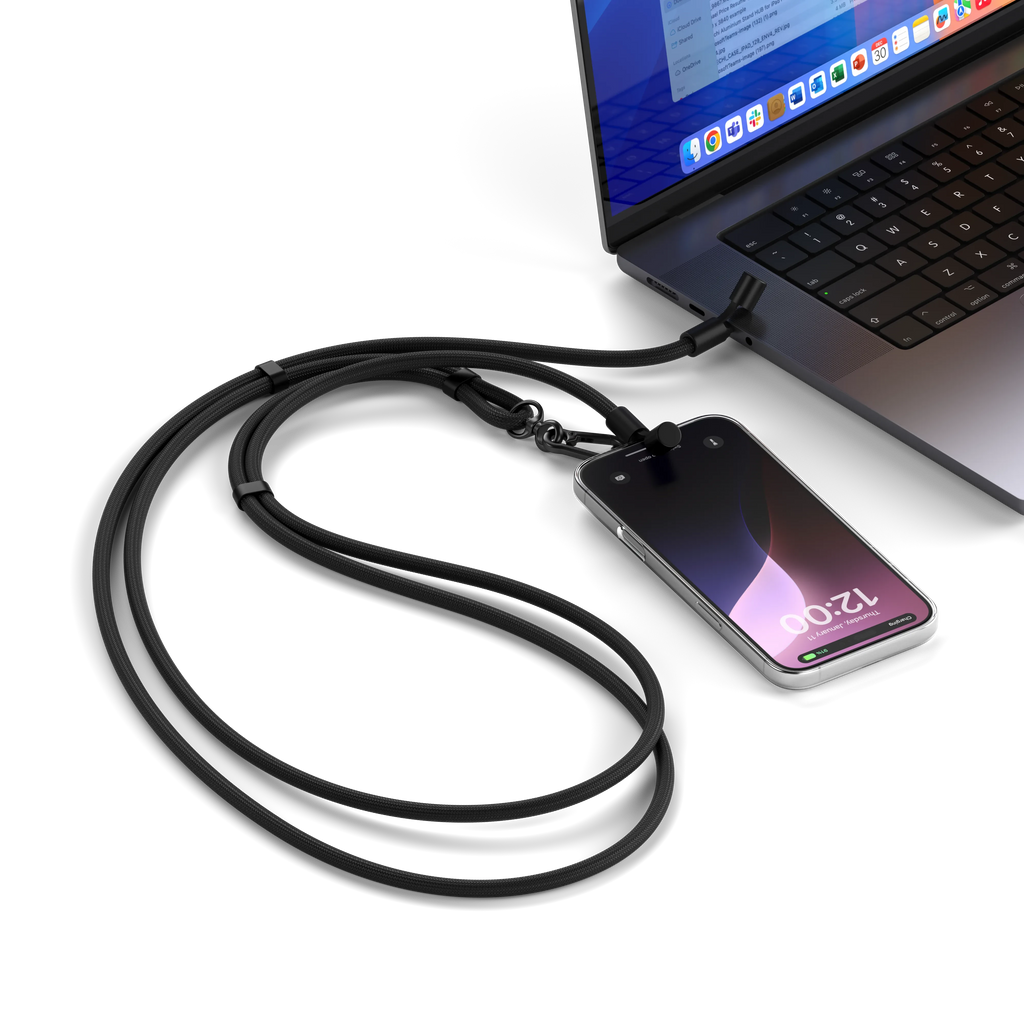 OntheGo™ USB-C Lanyard Cable Satechi Black