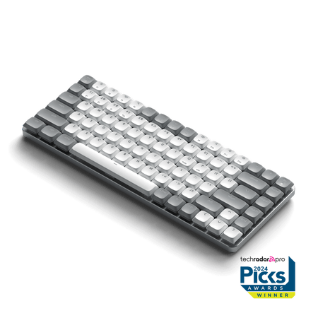 SM1 Slim Mechanical Backlit Bluetooth Keyboard - Dark | M1 Wireless Mouse - Space Gray