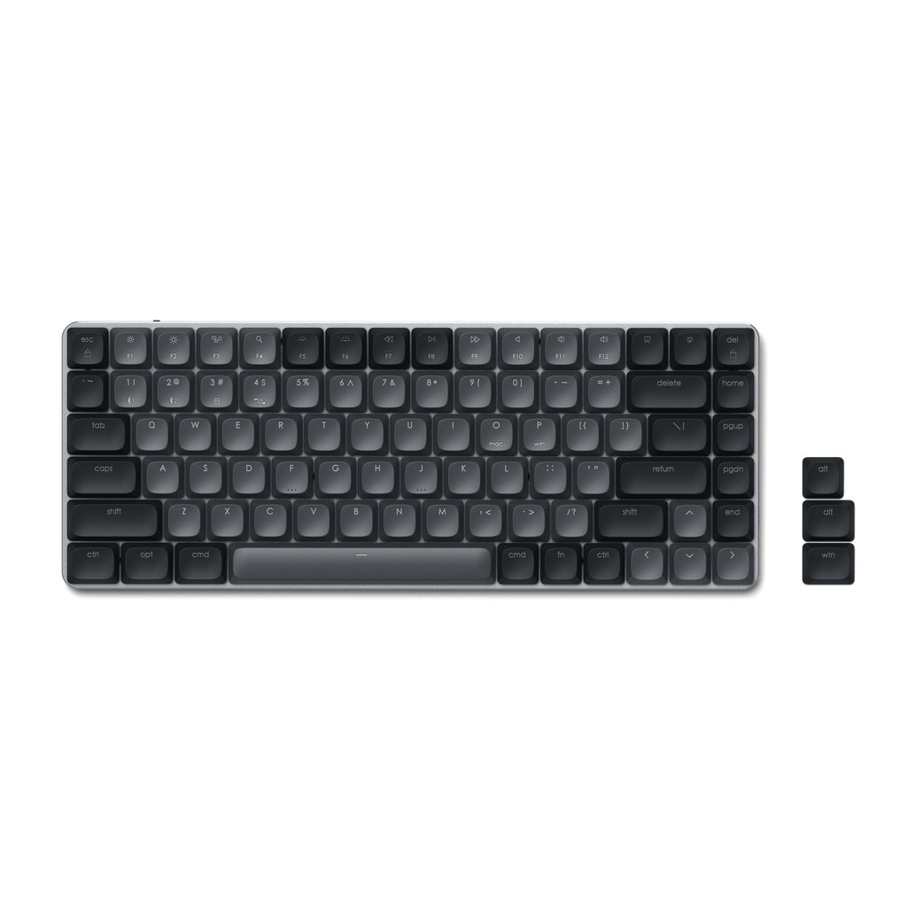 SM1 Slim Mechanical Backlit Bluetooth Keyboard Satechi Dark