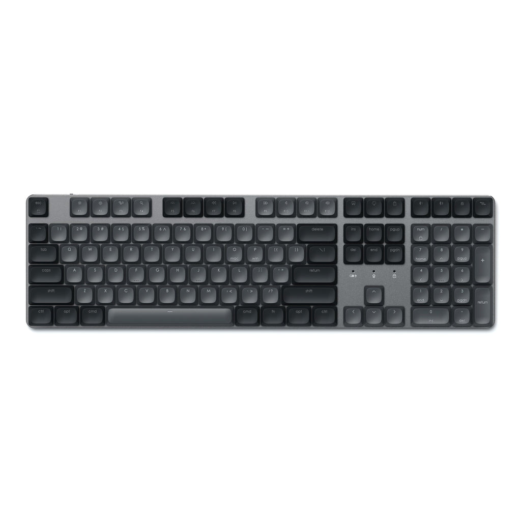 SM3 Slim Mechanical Backlit Bluetooth Keyboard Satechi Dark