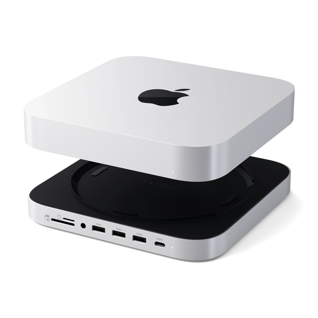Stand & Hub For Mac Mini / Studio With NVMe SSD Enclosure Satechi