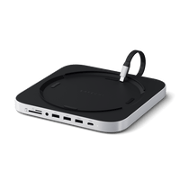 Stand & Hub For Mac Mini / Studio With NVMe SSD Enclosure | USB-C to USB-C Cable - 10 Inches